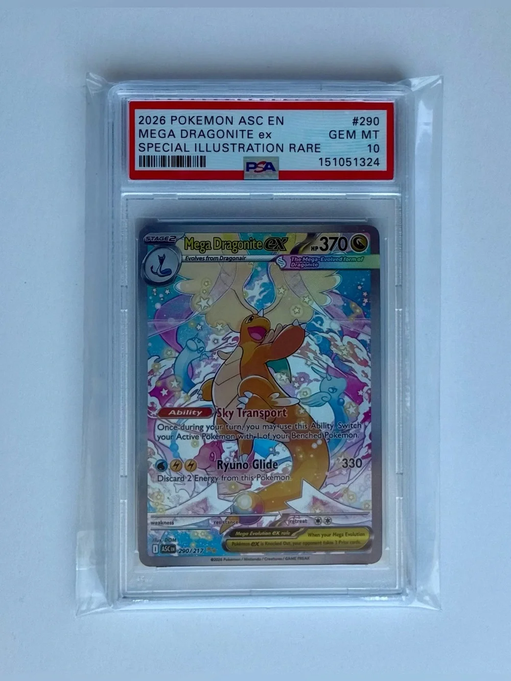 2026 POKEMON ASC EN MEGA DRAGONITE ex SPECIAL ILLUSTRATION Fan Art Custom Card